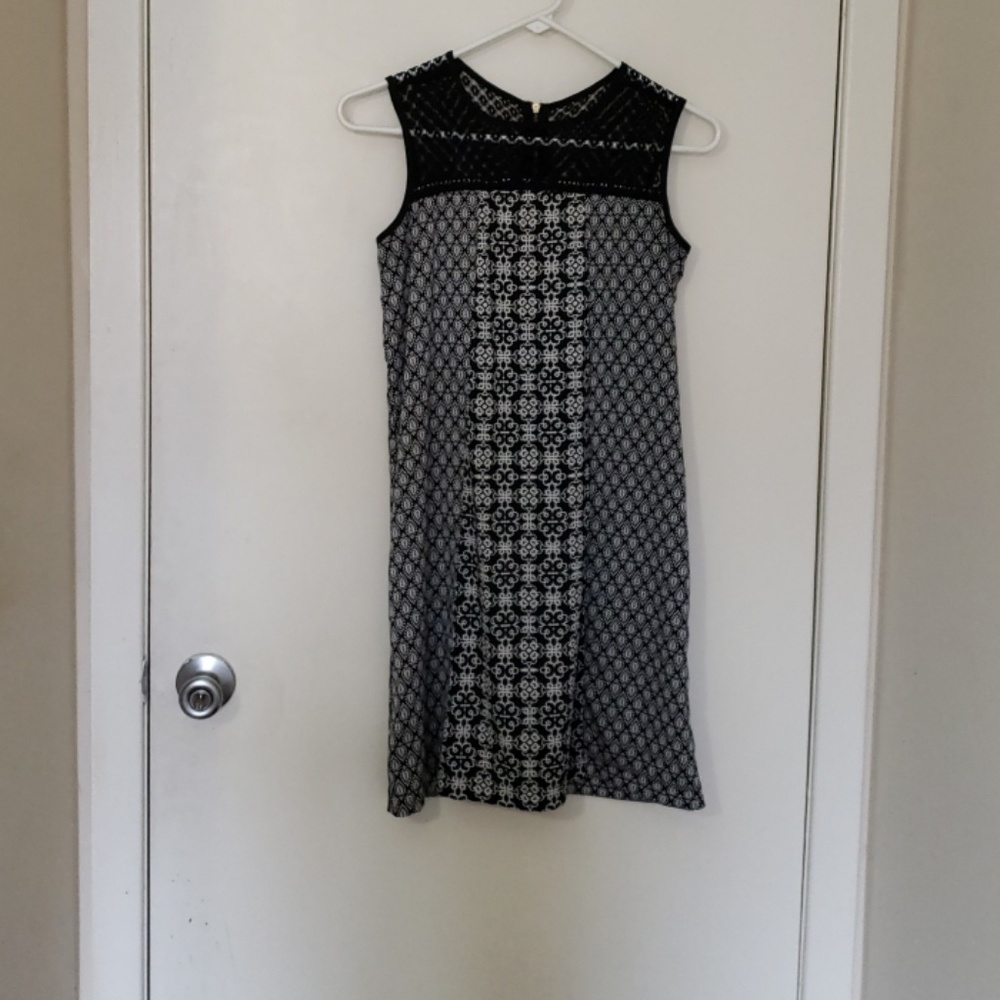Black and white dress